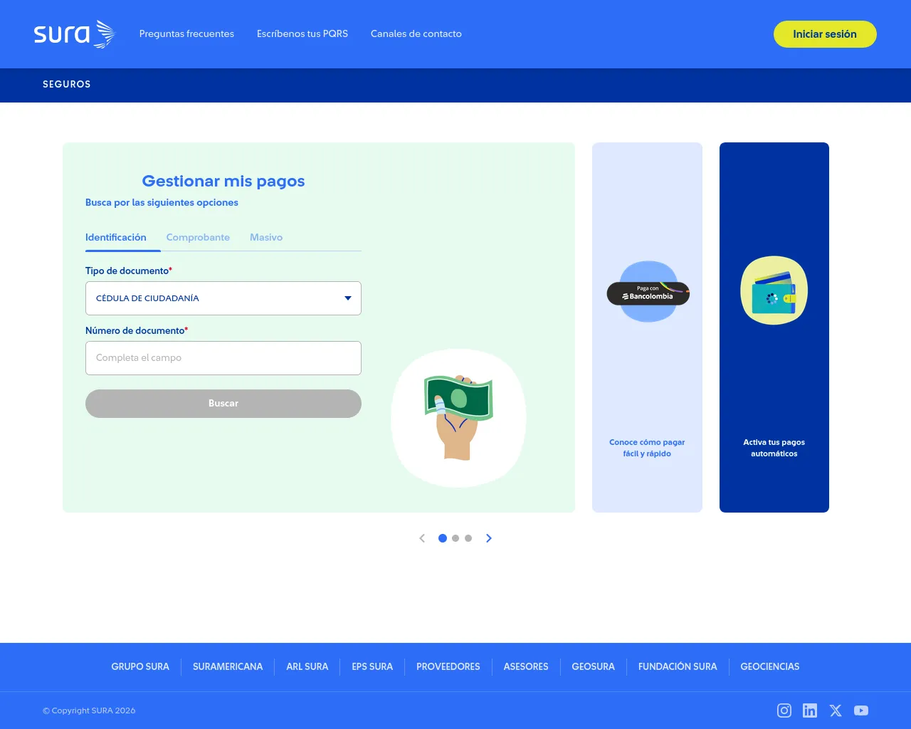 Screenshot of consultsur.com