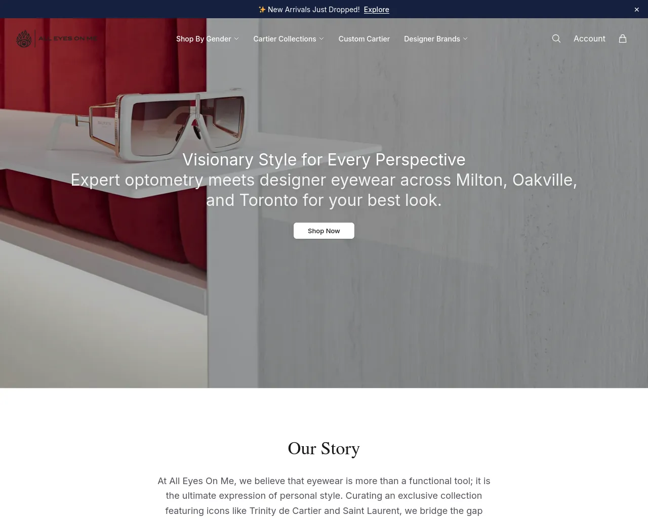 Screenshot of aeompro.shop
