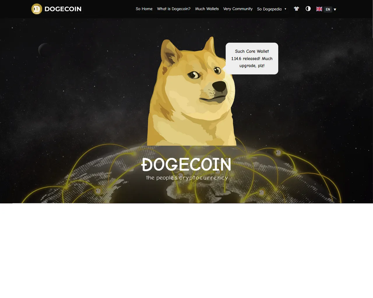 Screenshot of dogecoinwelleti.webflow.io