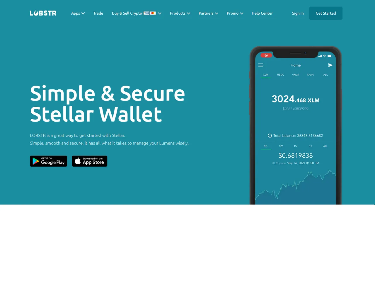 Screenshot of lobstr-walleetn.webflow.io
