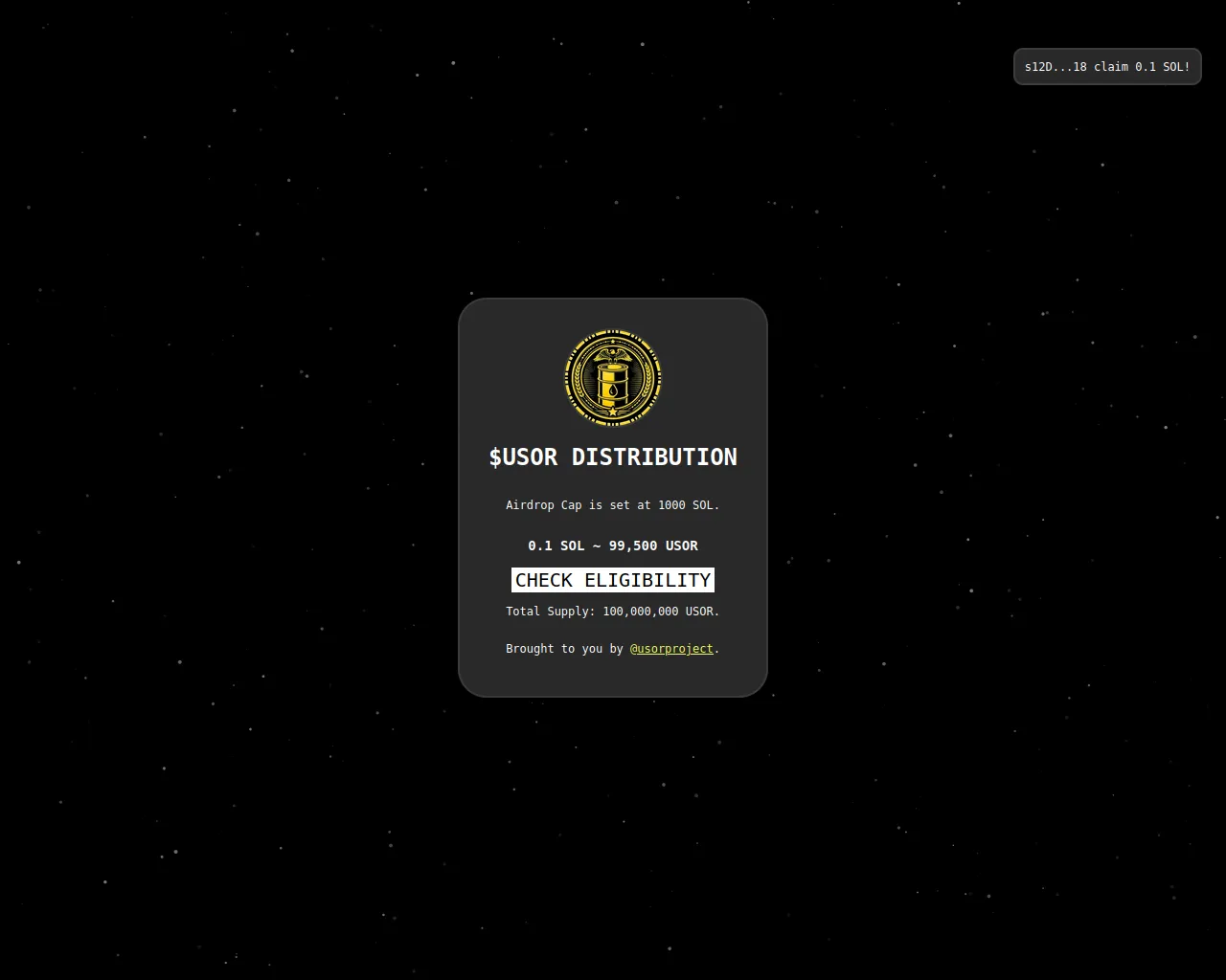 Screenshot of usor-allocationz.xyz