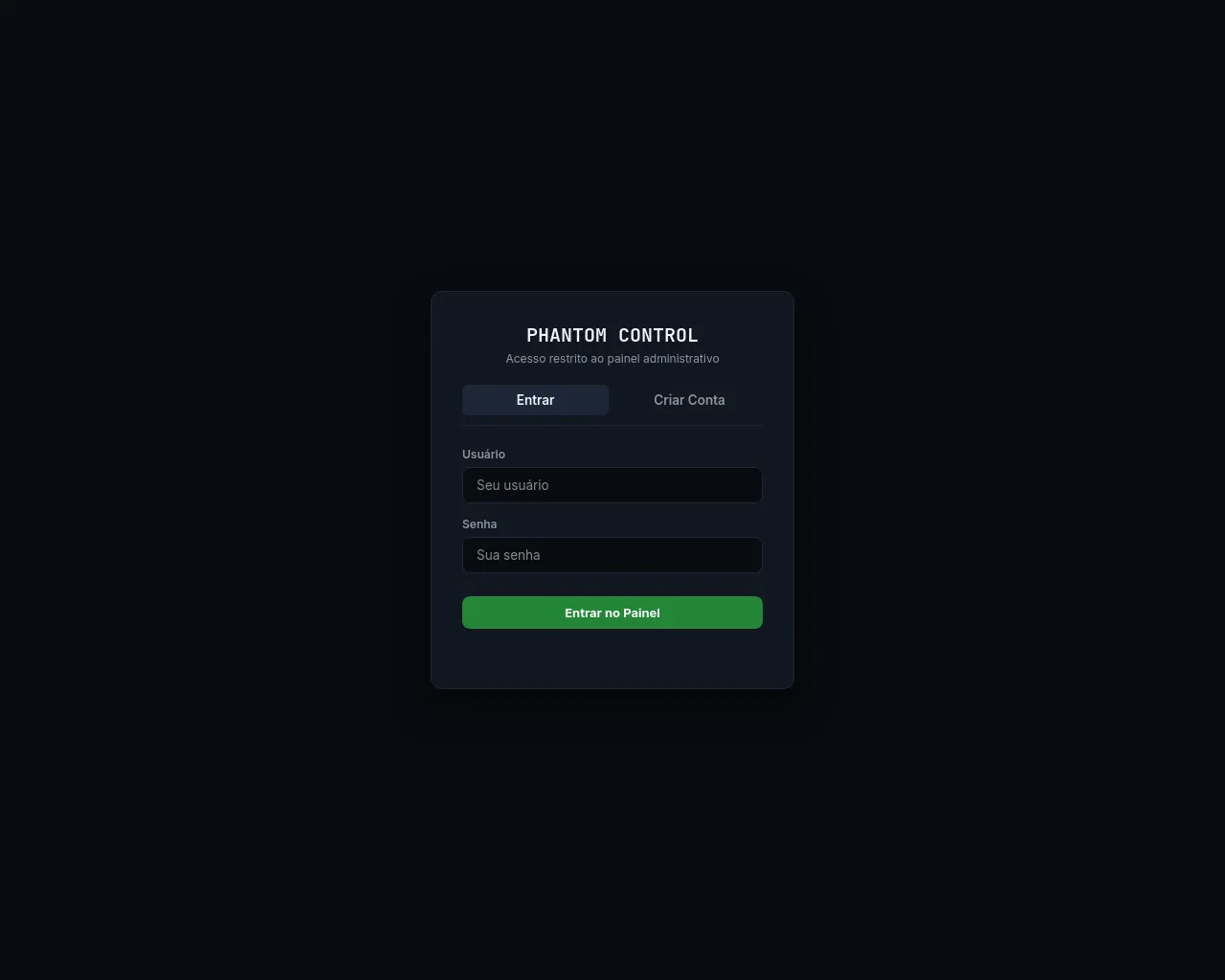 Screenshot of phantomminer.cfd