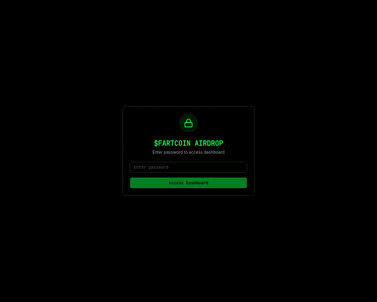 Screenshot of fartcoinairdrop.live