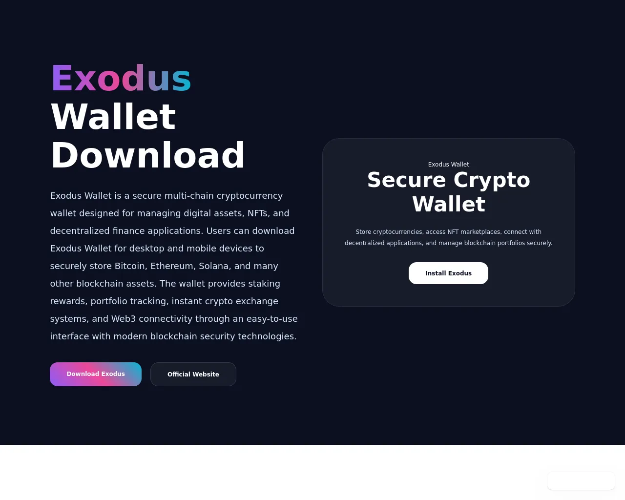 Screenshot of en-exodus-wallet.framer.ai