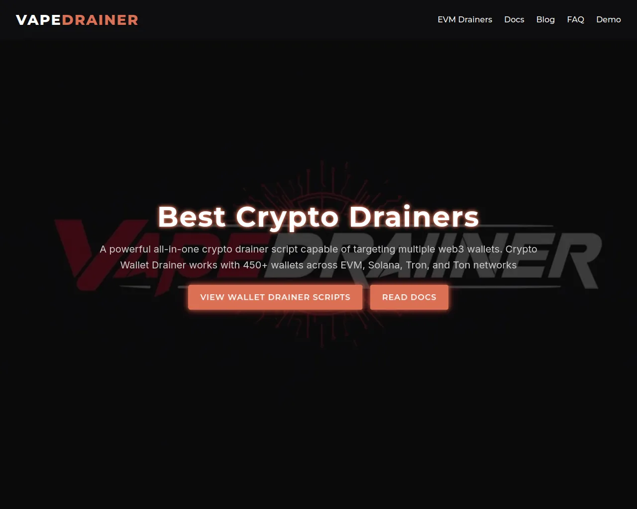 Screenshot of walletdrainer.site