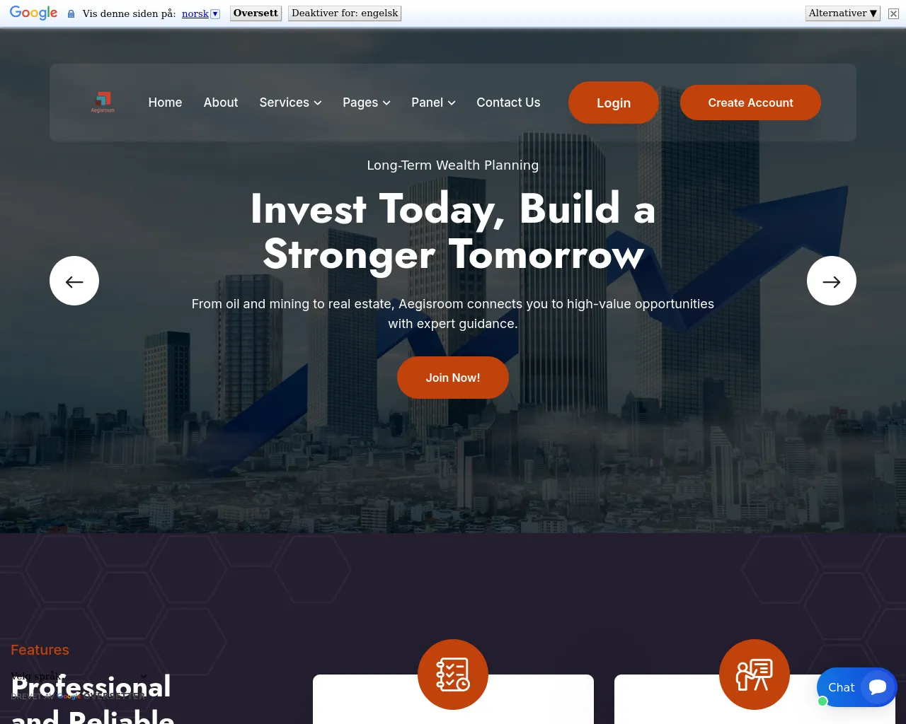 Screenshot of mail.aegisroom.com