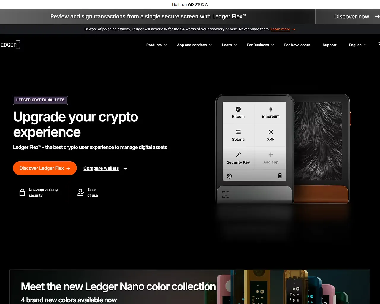 Screenshot of en-liveledgre.wixstudio.com