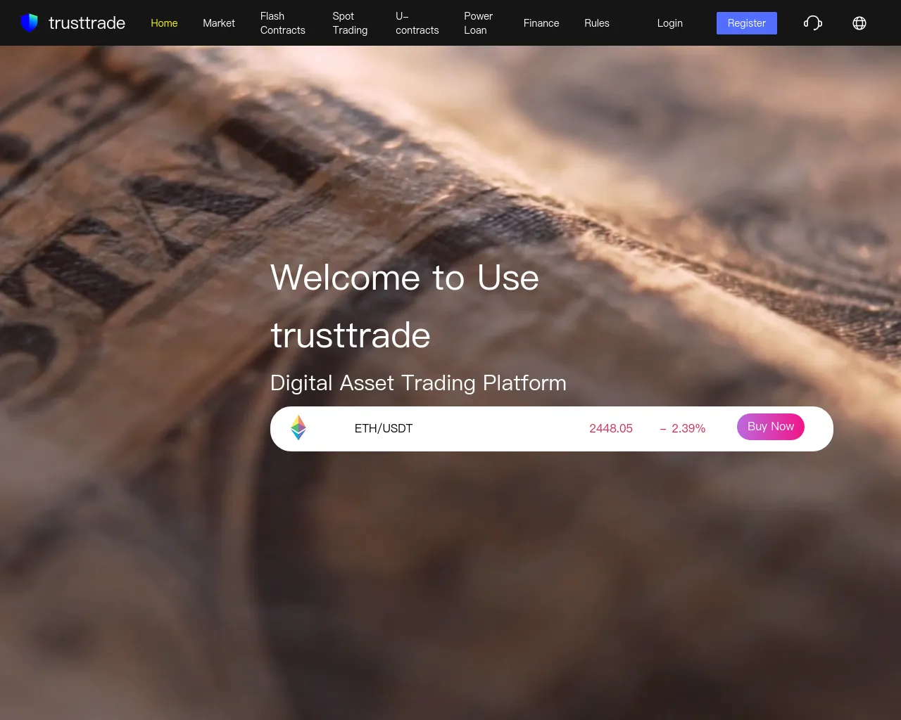 Screenshot of trusttrade.cc