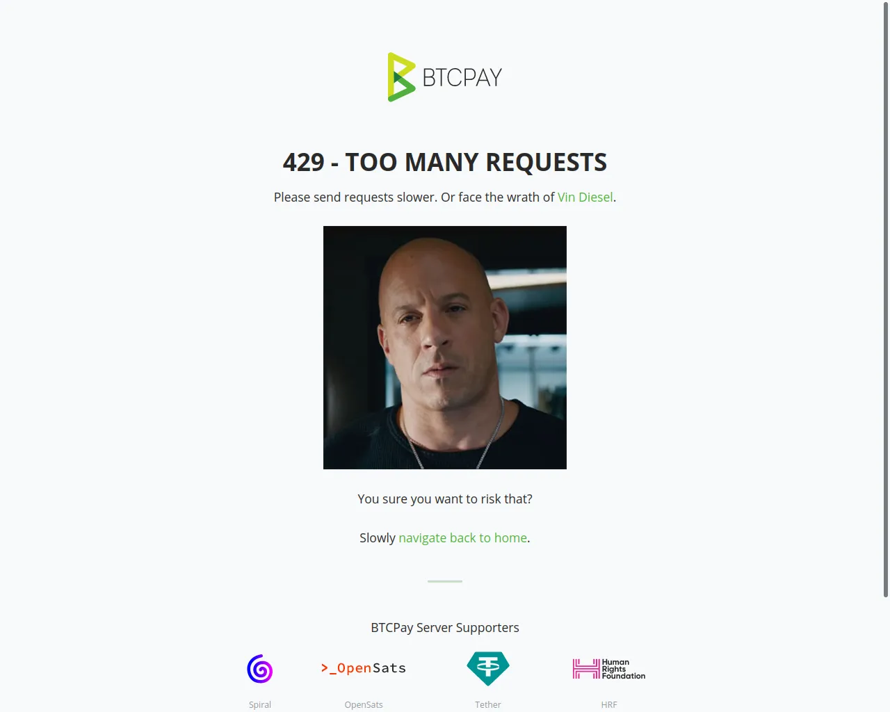 Screenshot of btcpay390087.lndyn.com