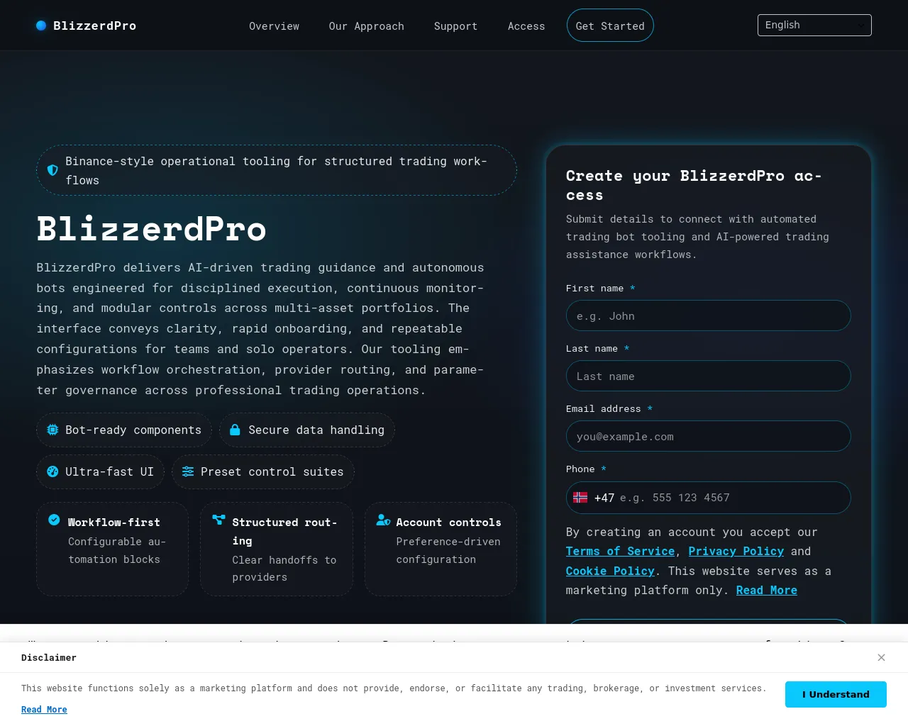 Screenshot of blizzerdpro.digital