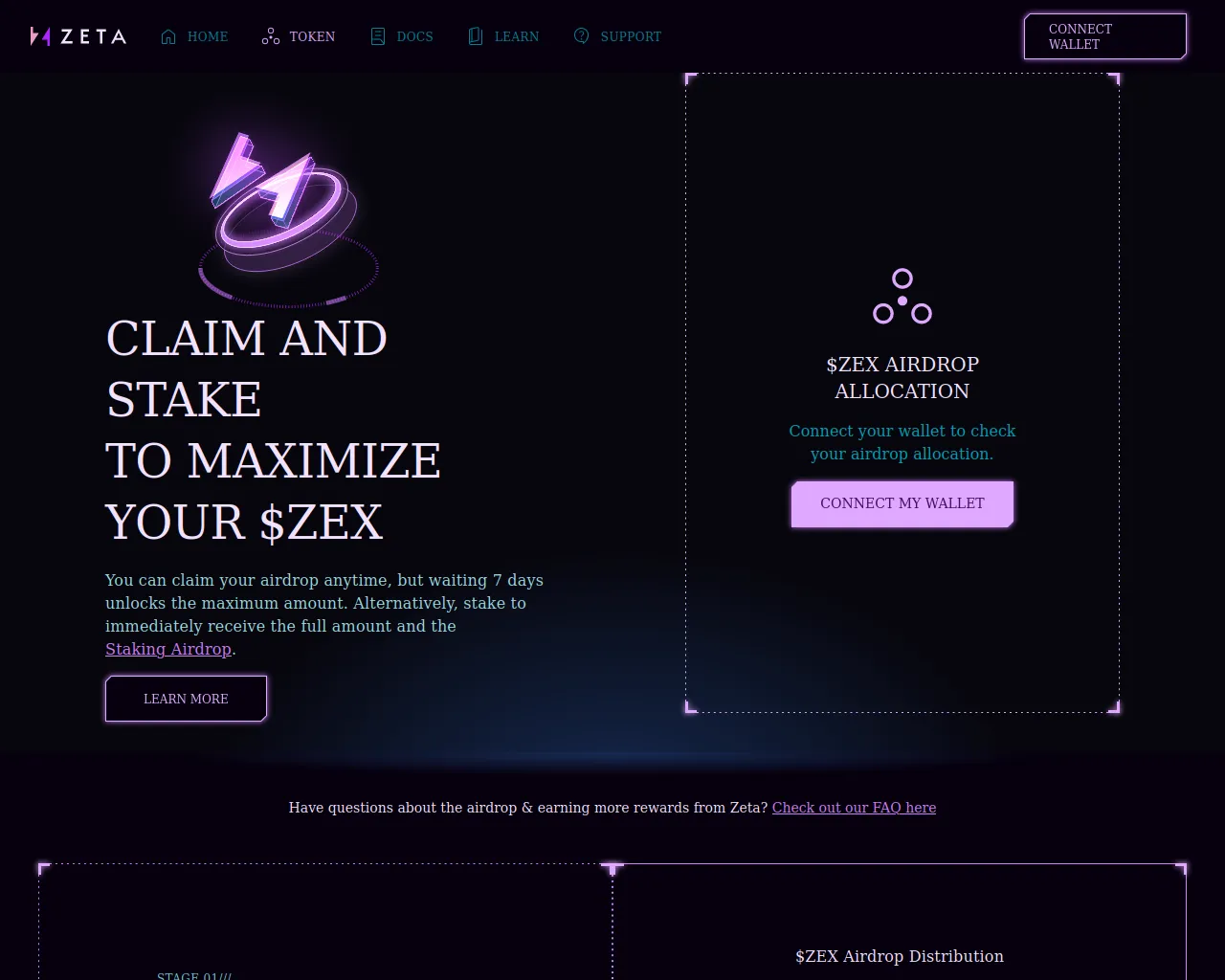 Screenshot of zeta-coin.pages.dev