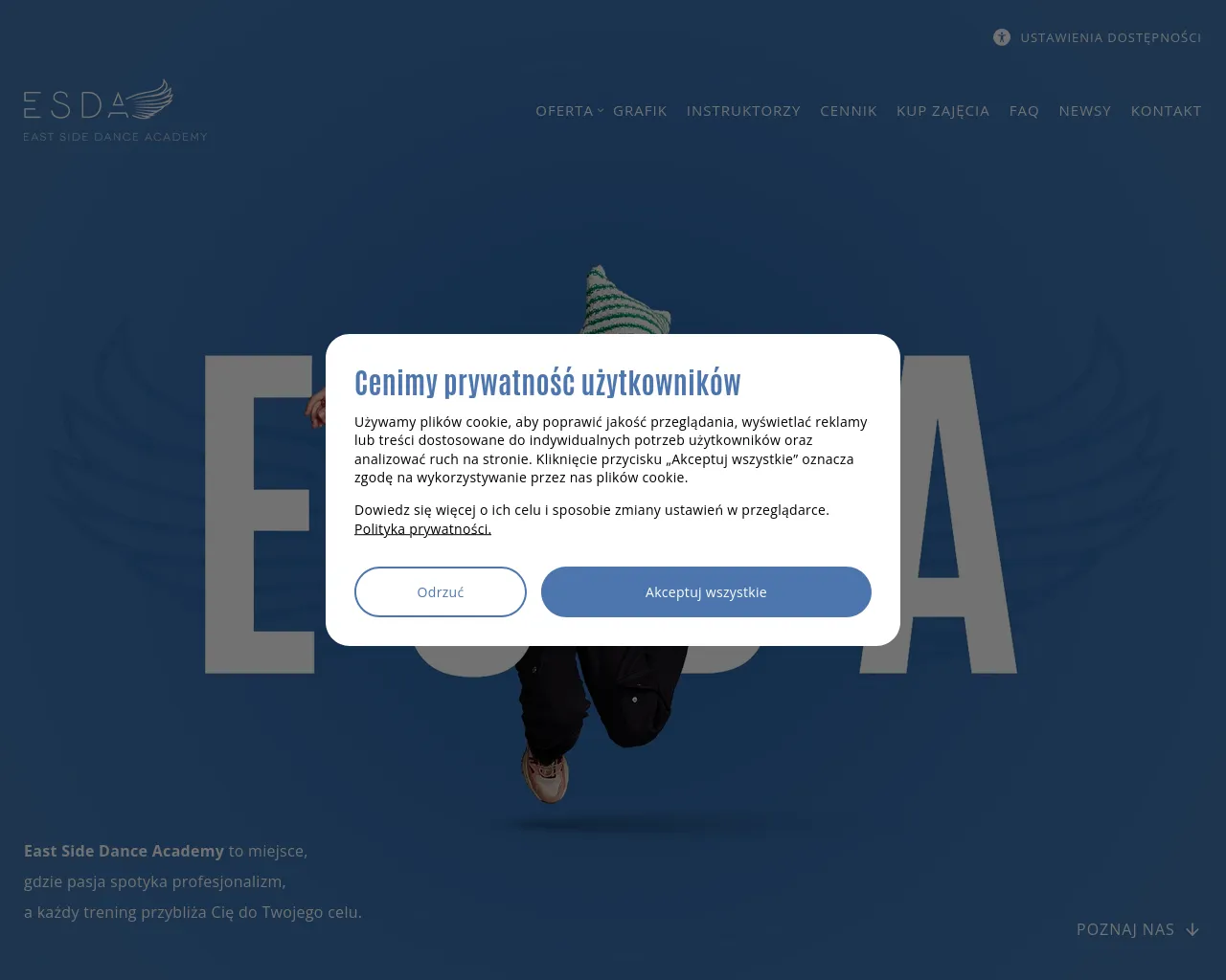 Screenshot of esda.mom