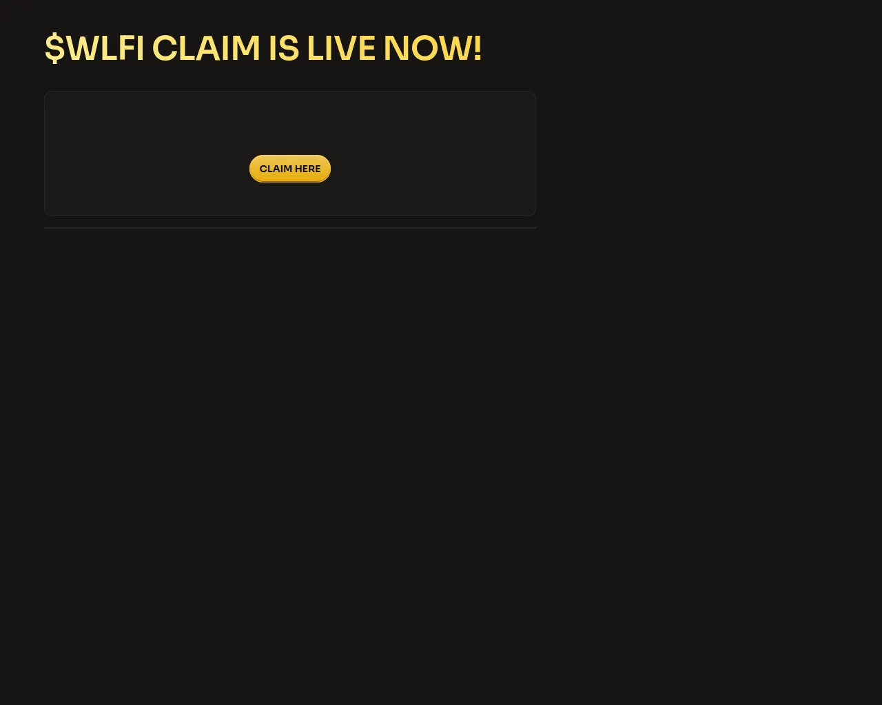 Screenshot of claimwlfidapps.vercel.app