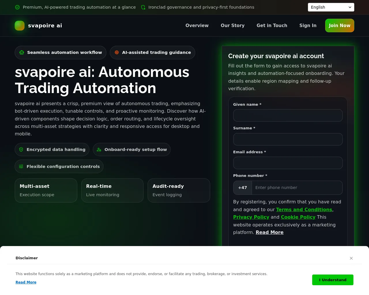 Screenshot of svapoireai.click