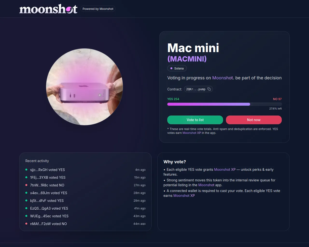 Screenshot of poll-moonshot.net