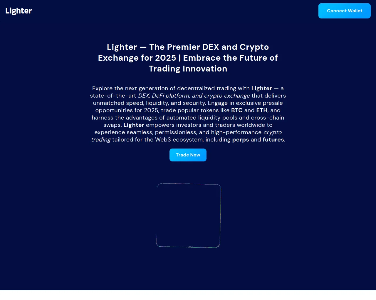 Screenshot of lighterdex.net