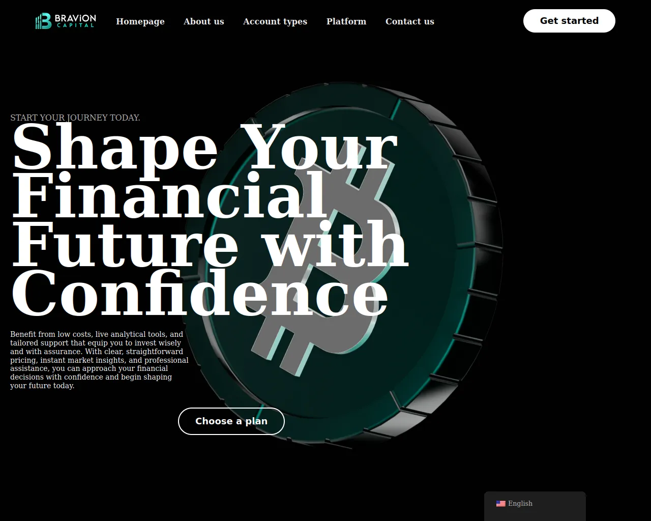 Screenshot of bravioncapital.com
