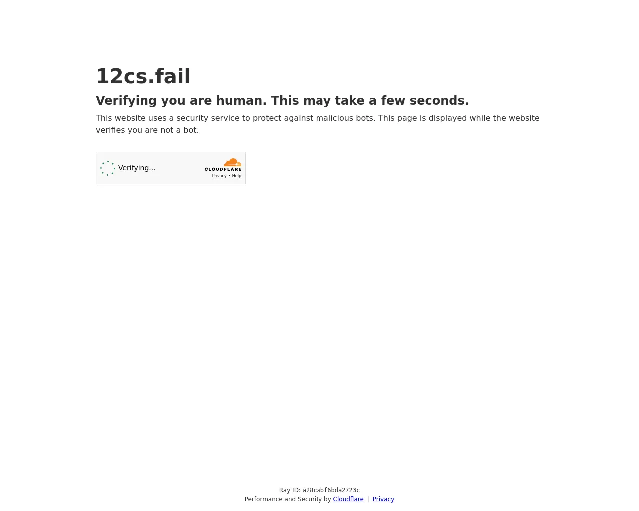 Screenshot of 9cs.fail
