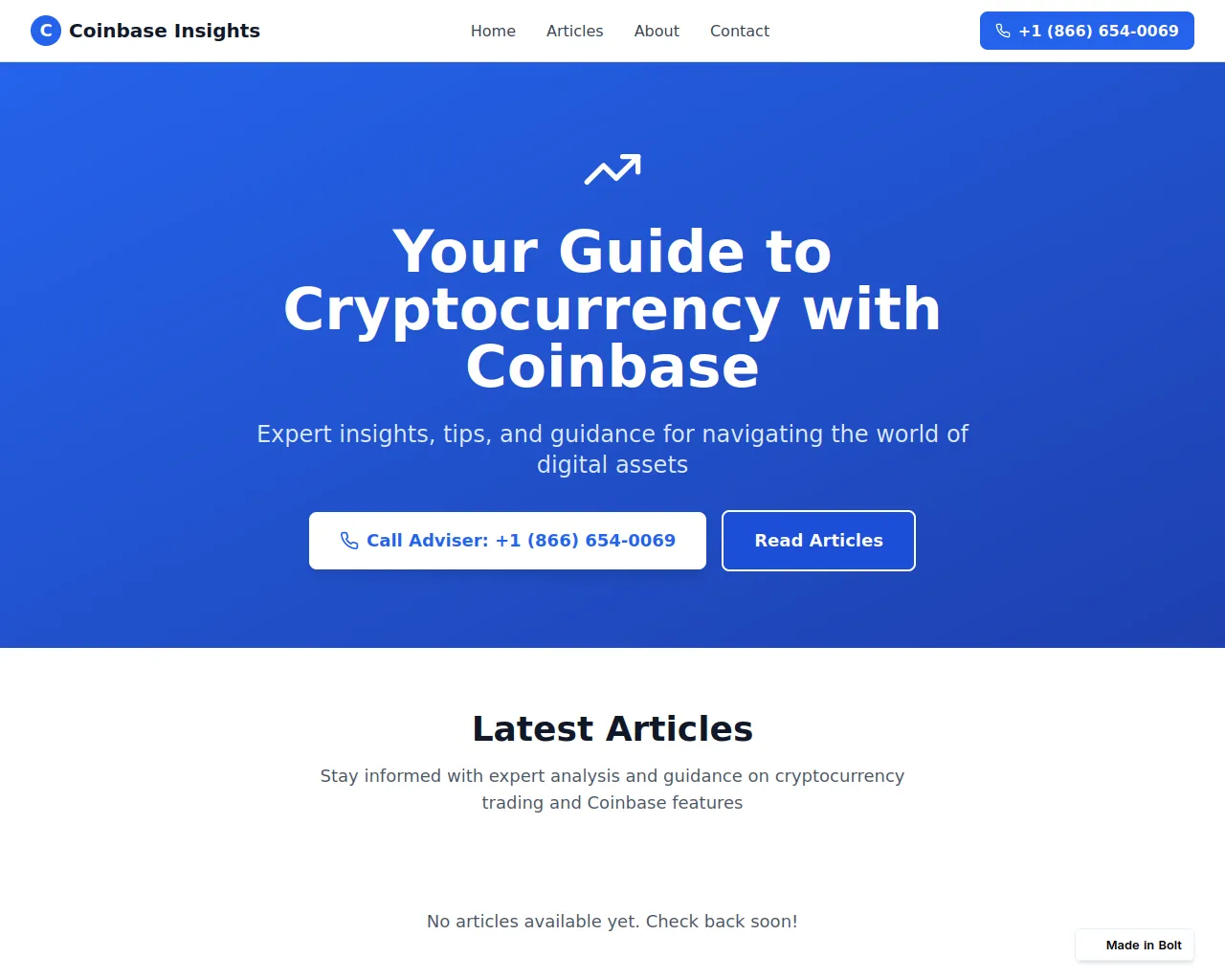 Screenshot of coinbase-blogger-clo-nbza.bolt.host