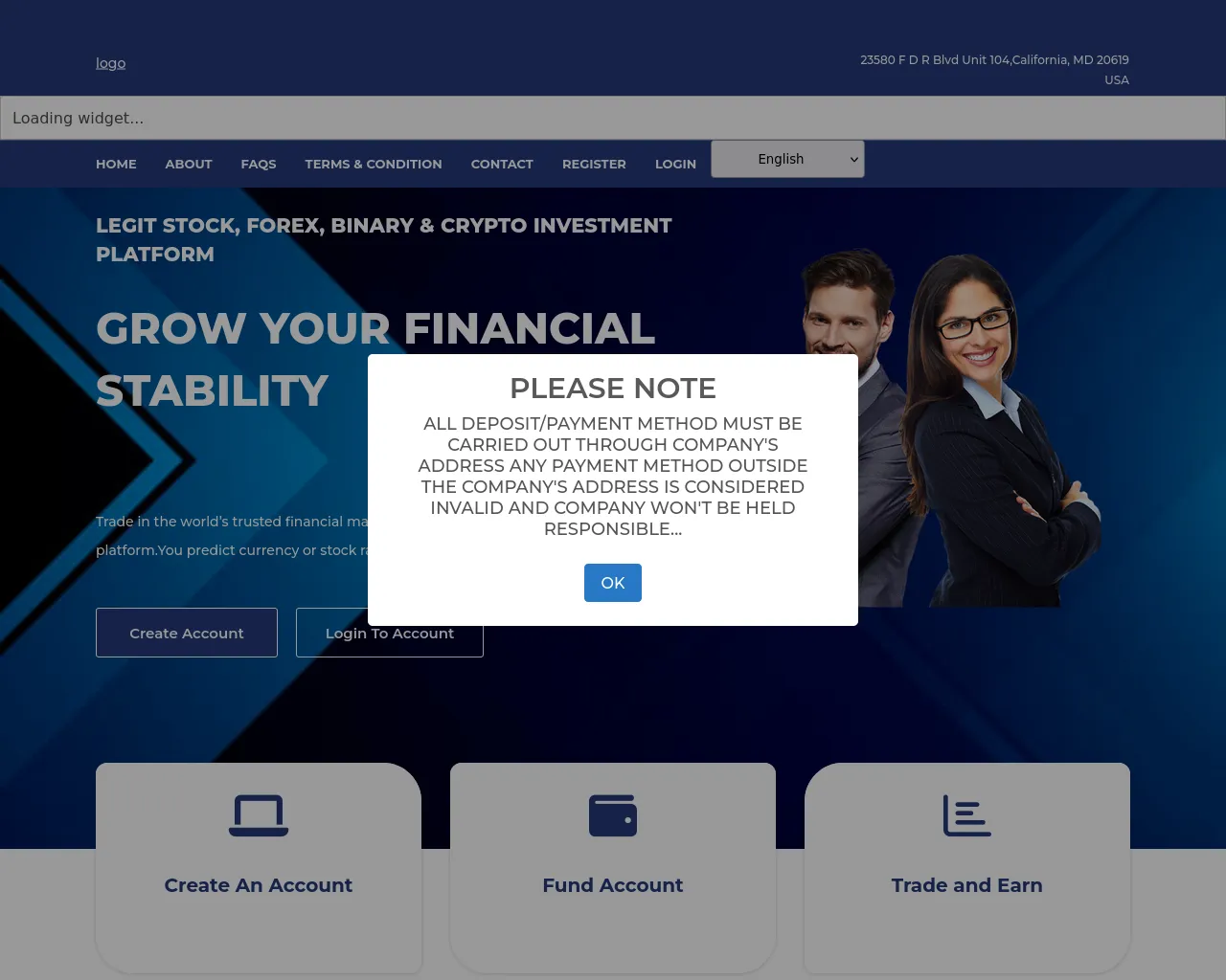 Screenshot of edge-finance.xyz
