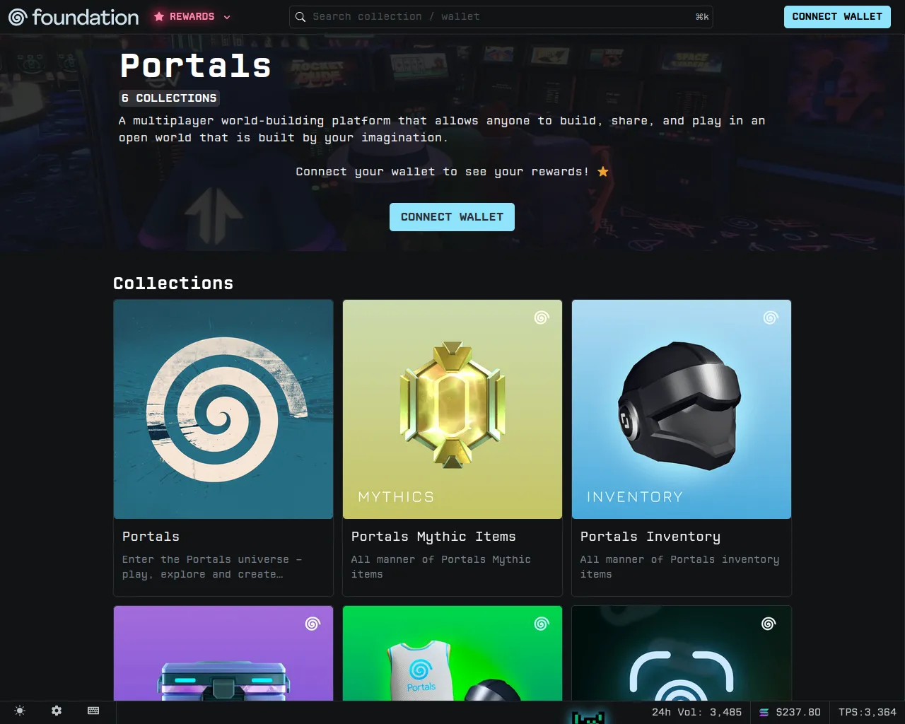 Screenshot of portalsfoundation.world