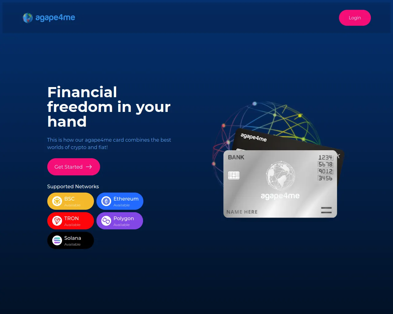 Screenshot of agape4me.com