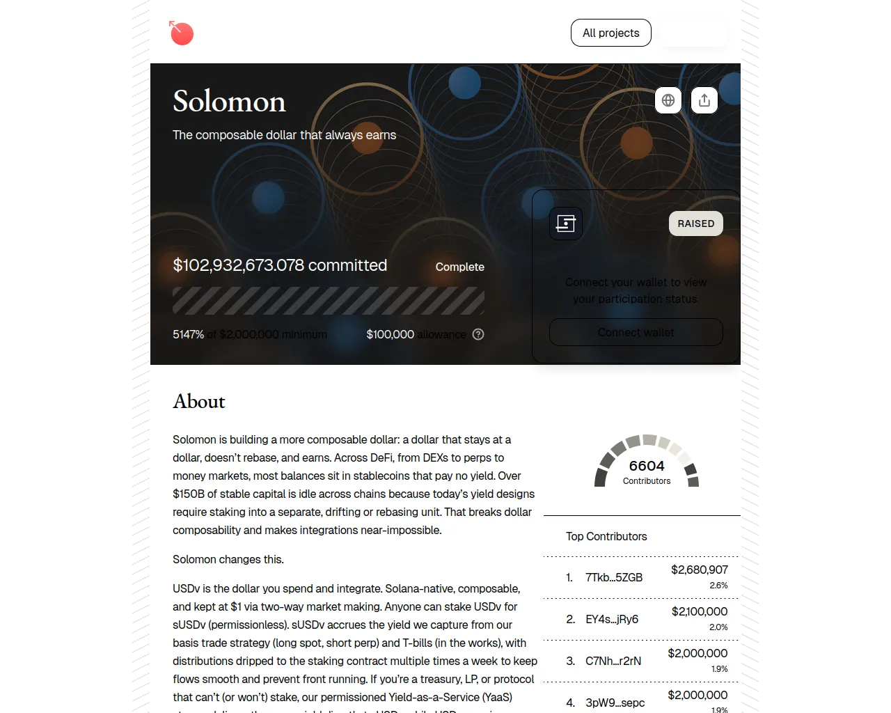 Screenshot of metadaos.xyz