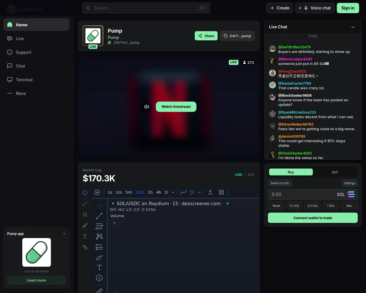Screenshot of livestreamsols.xyz