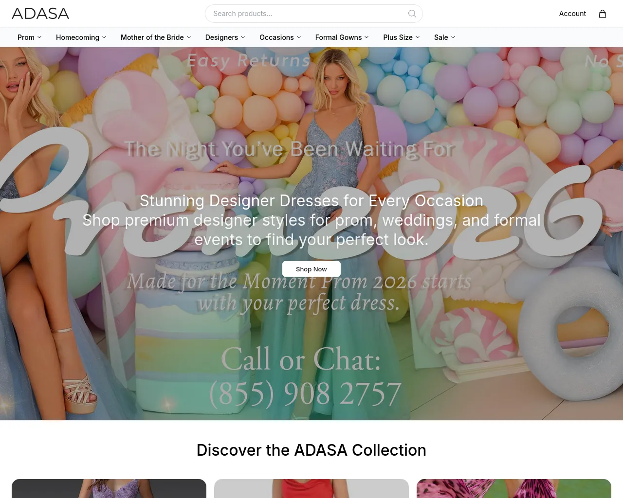 Screenshot of adasafashion.shop