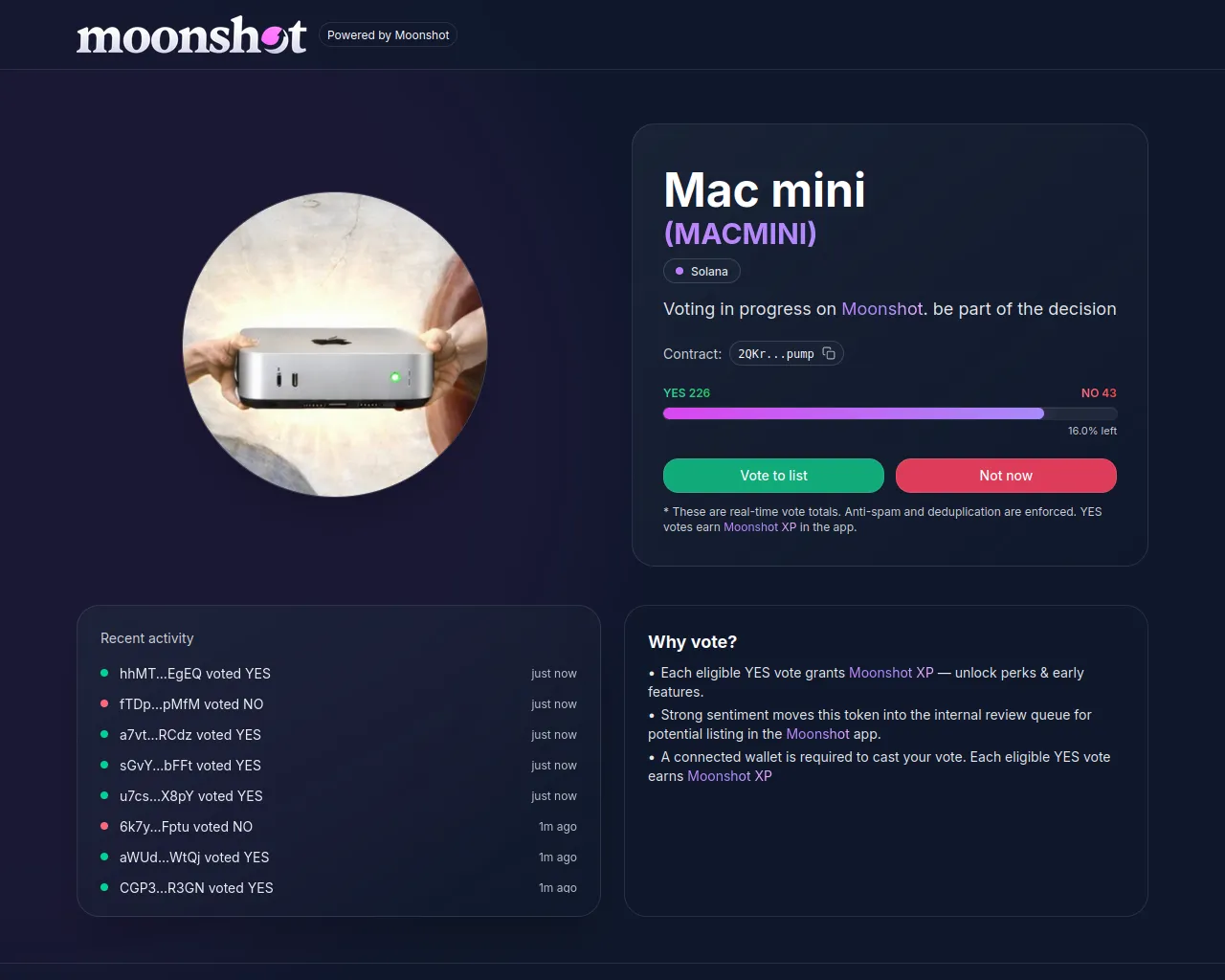 Screenshot of moonshot-vote.org