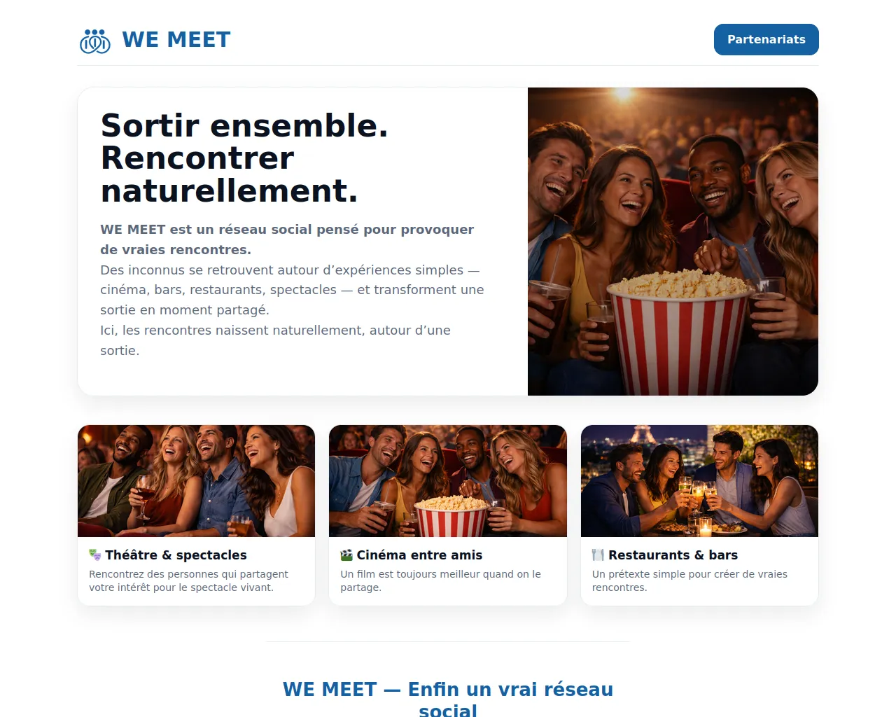 Screenshot of wemeet-app.com