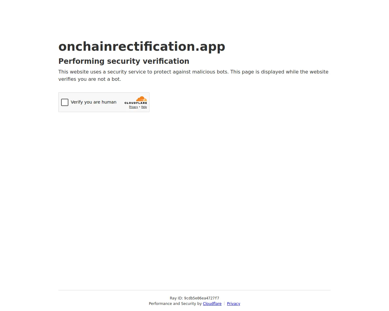 URLQuery capture for onchainrectification.app