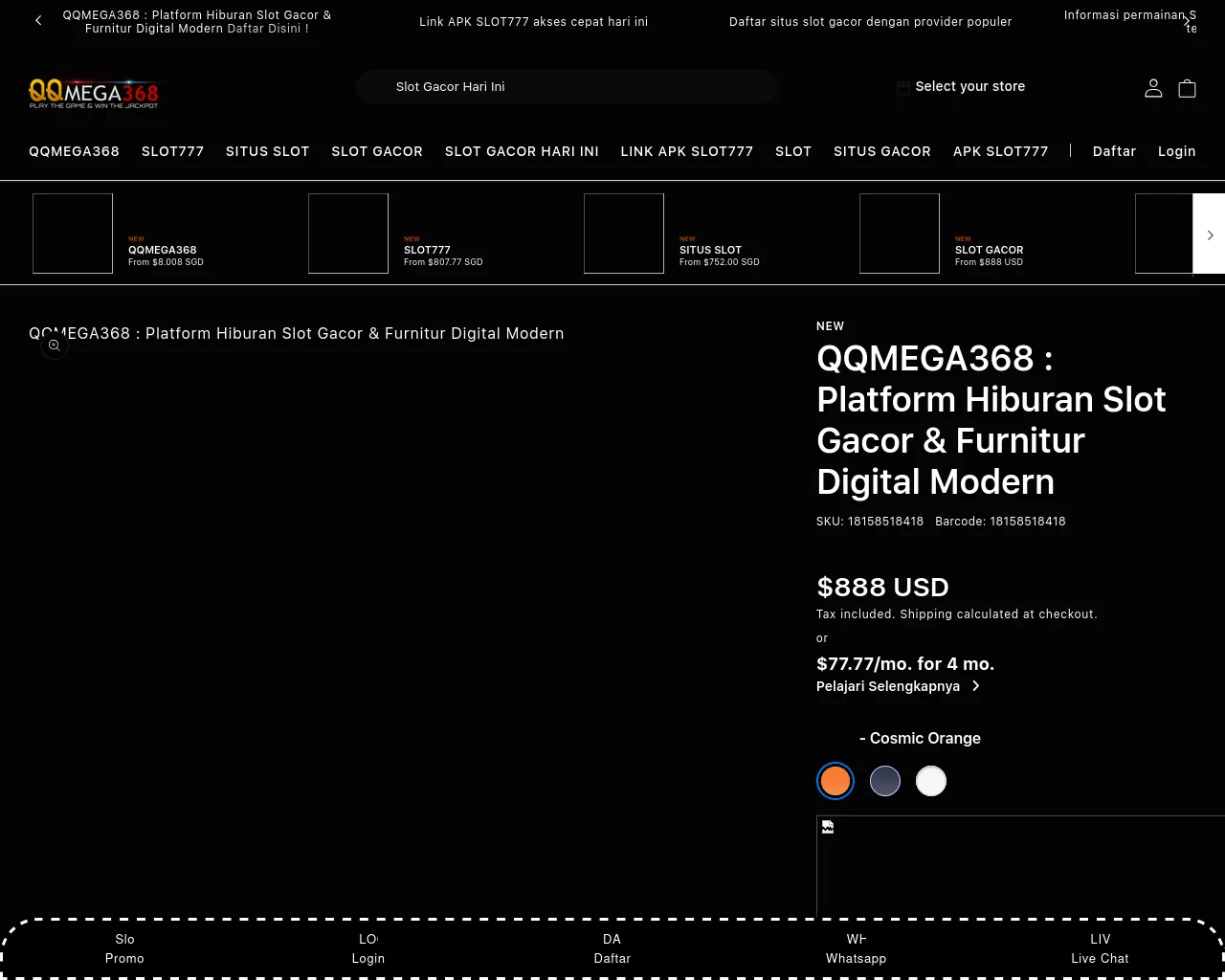 Screenshot of internetfurniturestore.com
