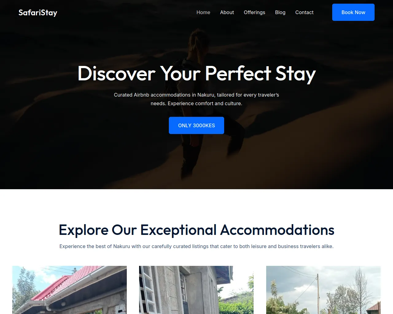Screenshot of sechehomes.co.ke