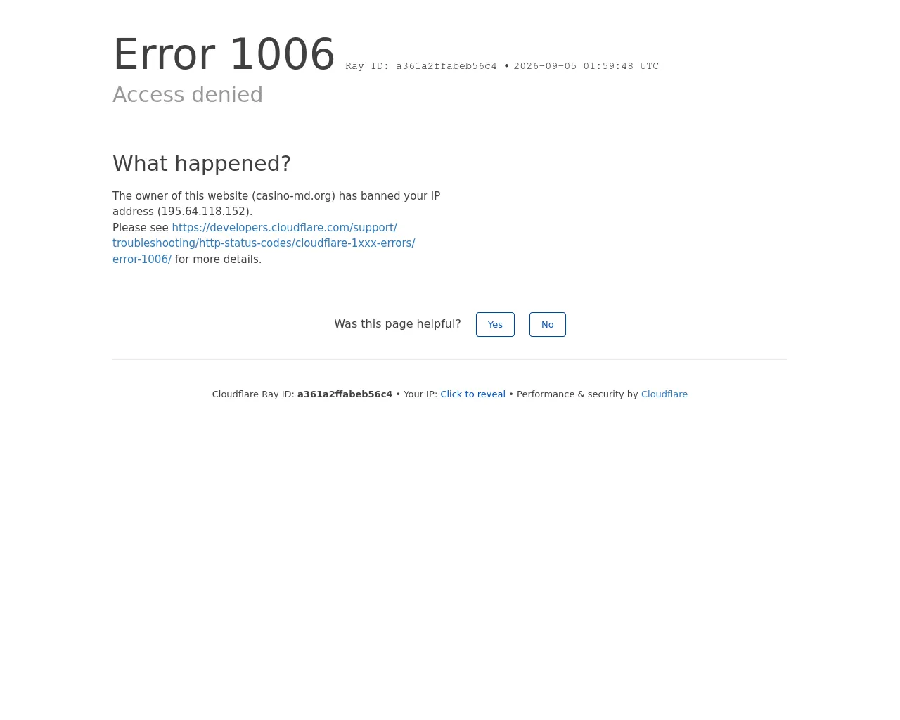 Screenshot of casino-md.org