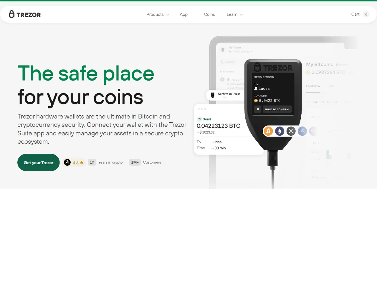 Screenshot of trrezoorwallett.webflow.io
