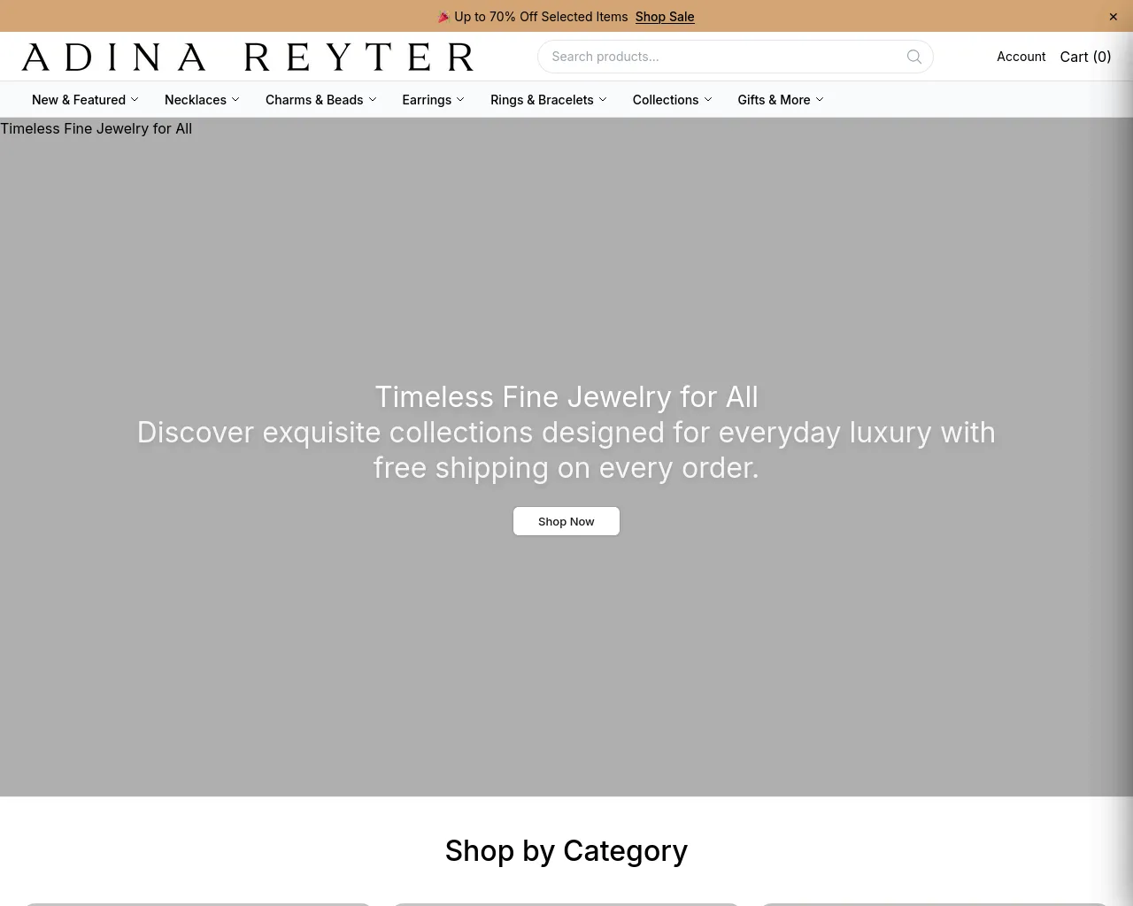 Screenshot of adinareytergems.shop