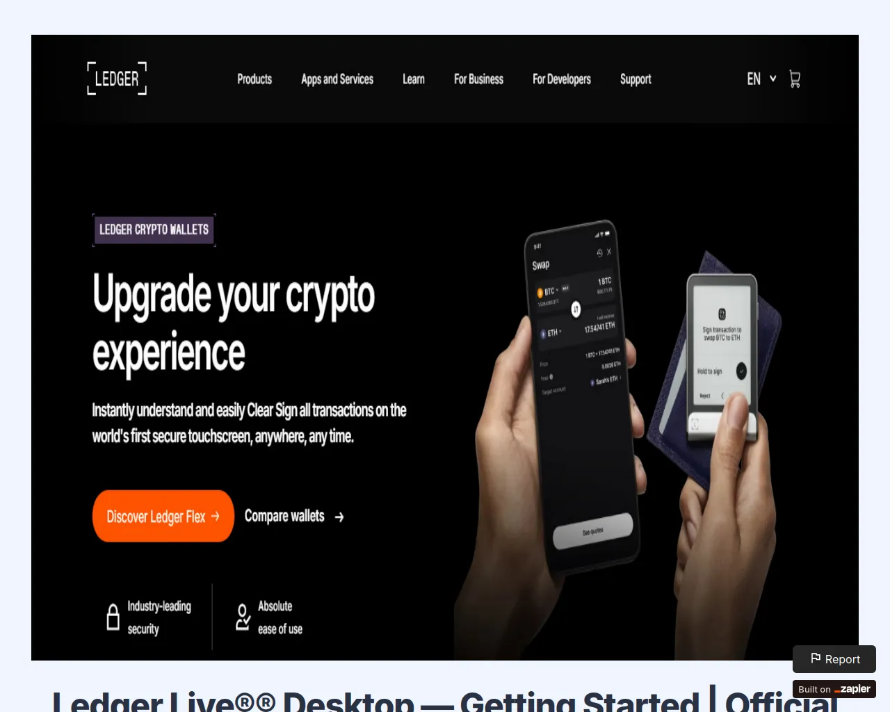 Screenshot of en-us-appstart.zapier.app