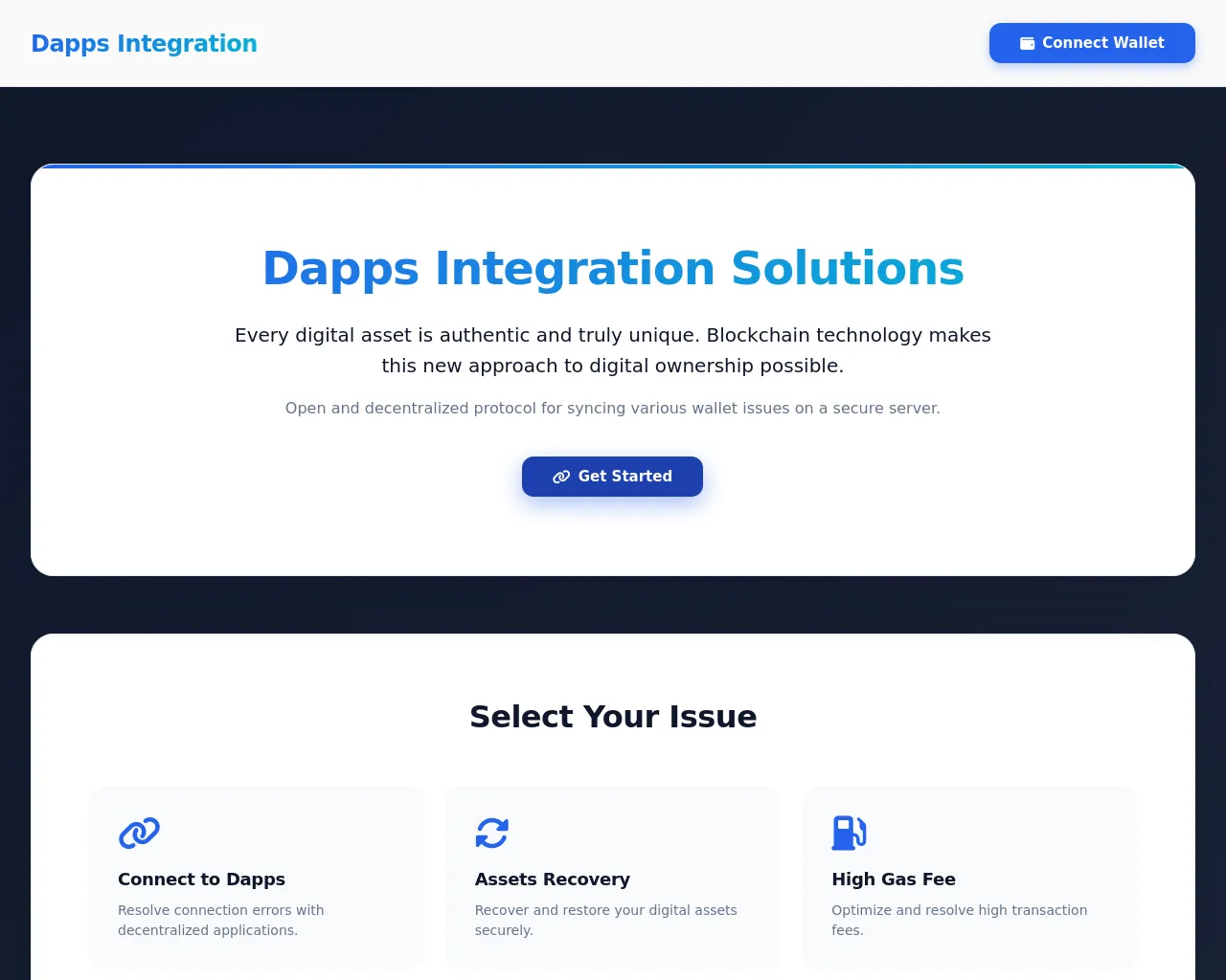 Screenshot of dappslaunchpad.site