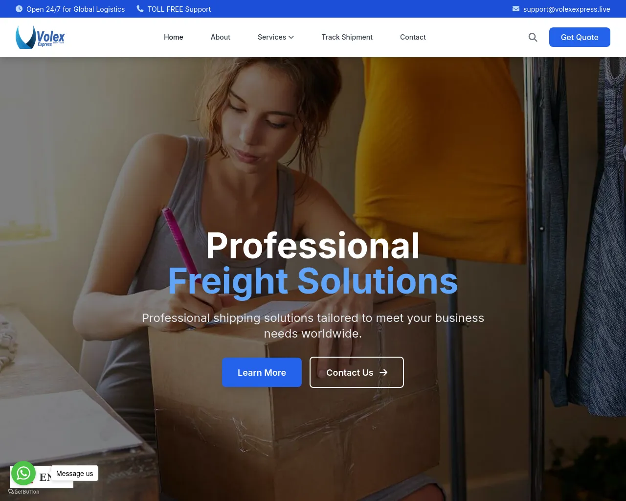 Screenshot of volexexpress.live