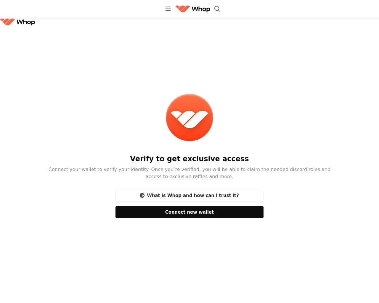 Screenshot of whop-web3connect.netlify.app