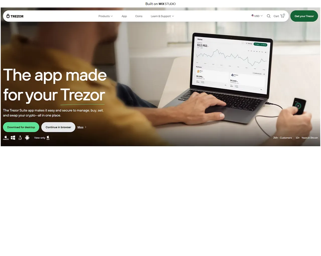 Screenshot of real-startrexor.wixstudio.com