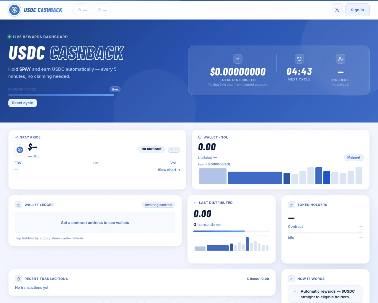 Screenshot of cashbackusdc.fun