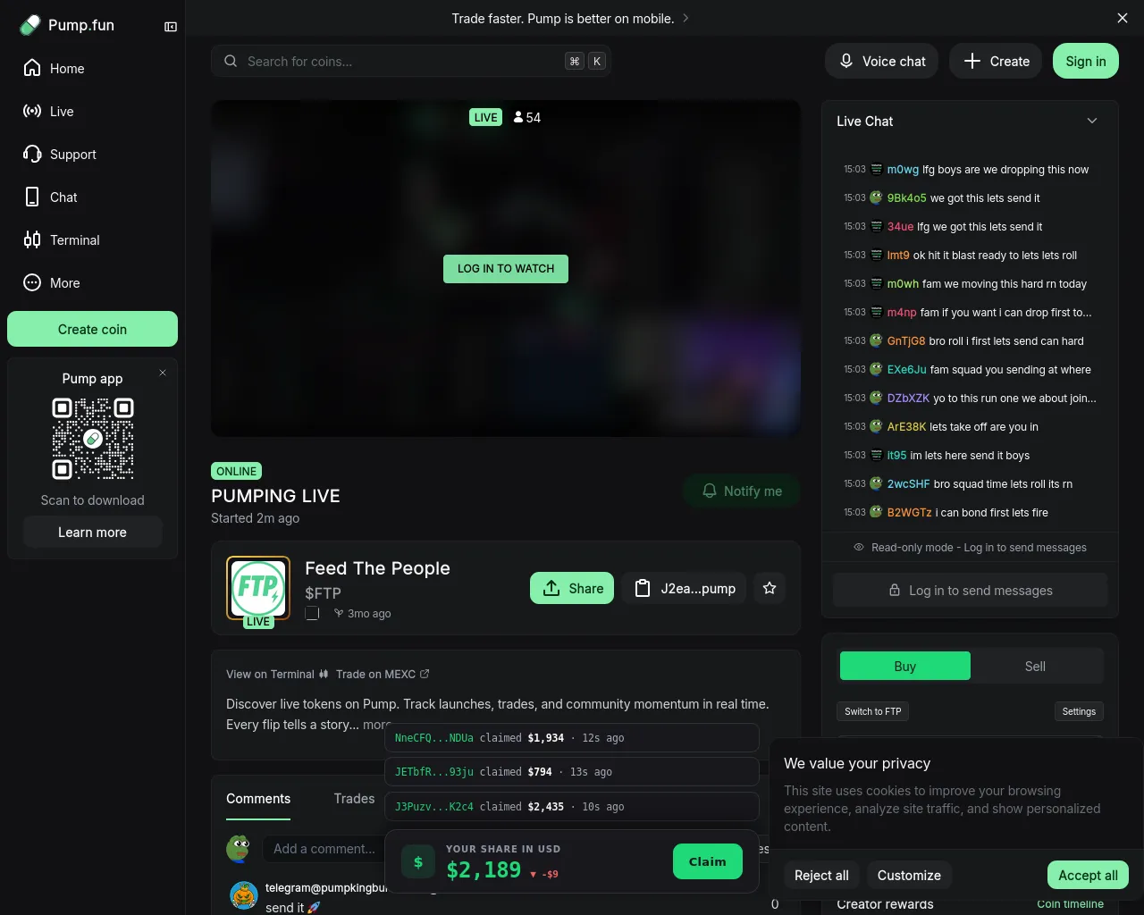 Screenshot of punmp.sbs