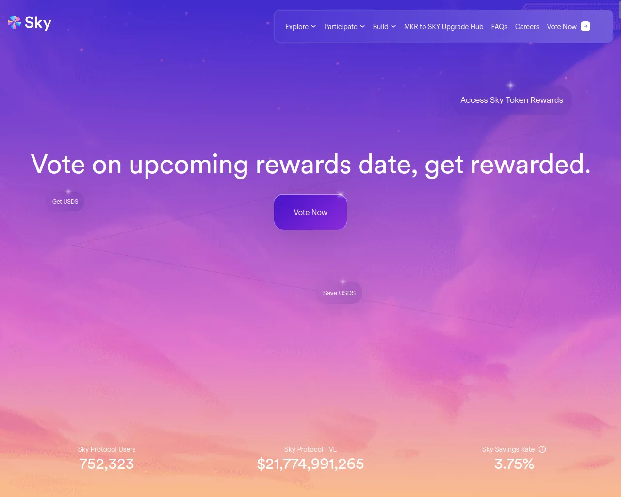 Screenshot of sky.treasury-reserves.xyz