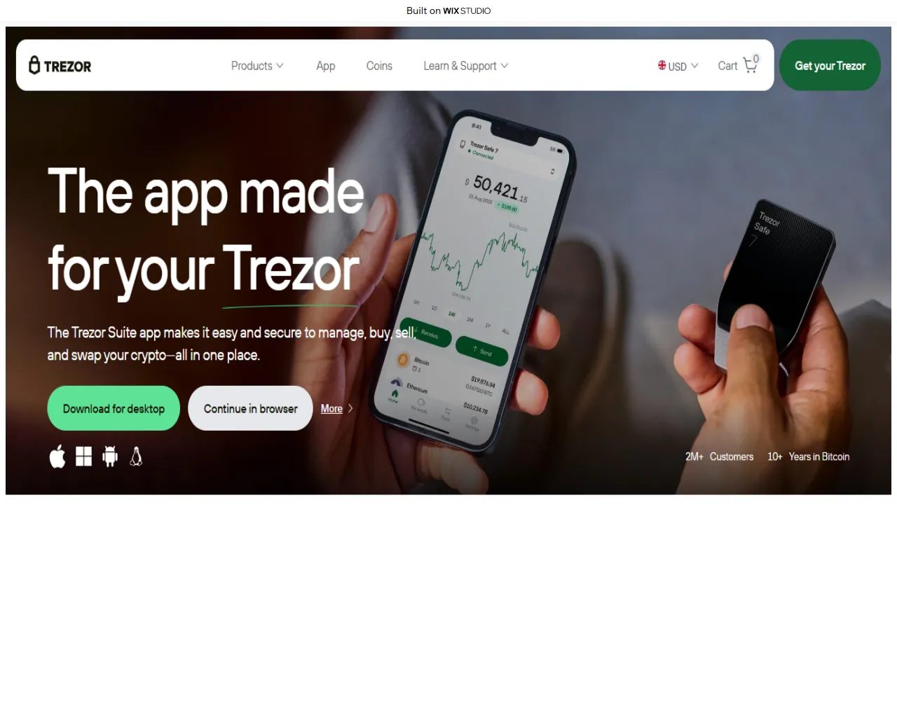 Screenshot of official-suitesapp.wixstudio.com