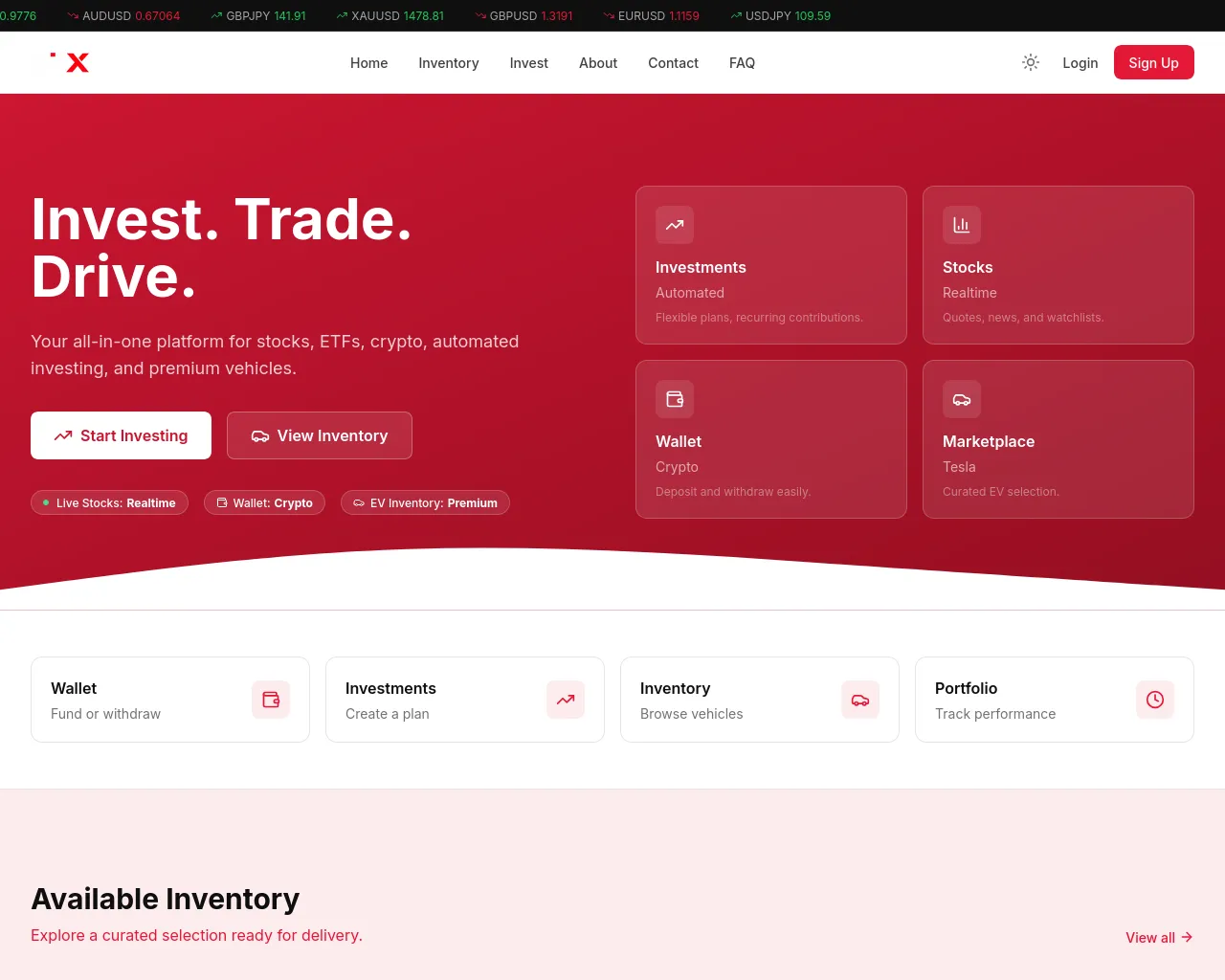 Screenshot of bitx.company