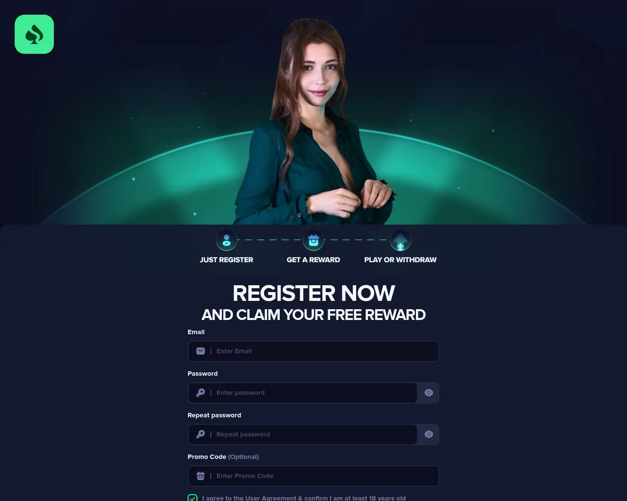 Screenshot of honey-casino.com