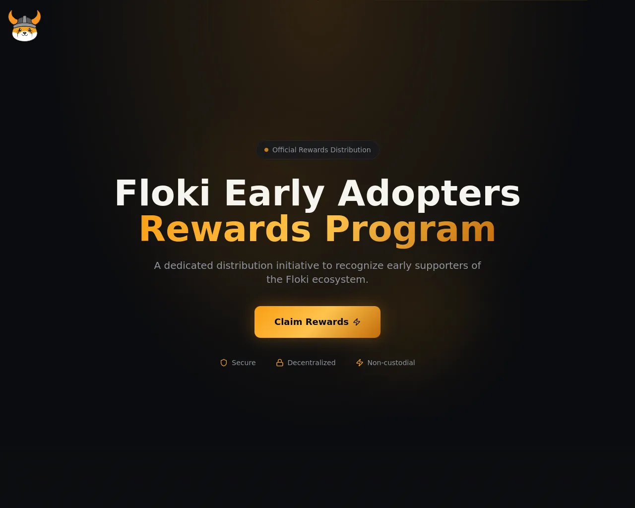 Screenshot of claimflokirewards.com
