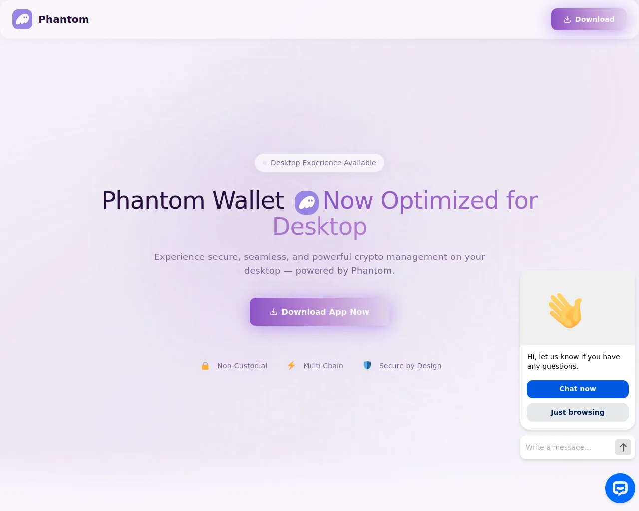 Screenshot of phantomdesktop.app
